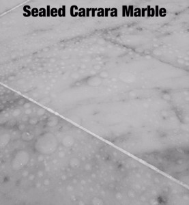 Sealed Carrara Marble