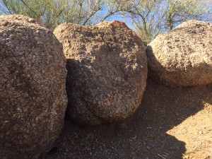 Granite boulders Pinnacle Peak