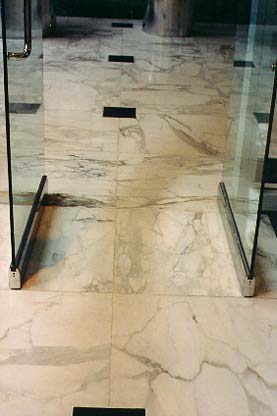 Chase Bank marble and granite floor before restoration. Chase Bank Marble and Granite Floor Before Restoration