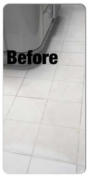 White Thassos Marble Kitchen Floor - Before White Thassos Marble Kitchen Floor - Before