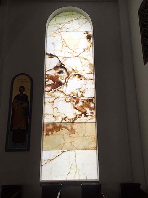 Church Marble windows - After