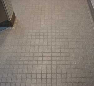 Before Image of Ceramic Tile Floor Polished