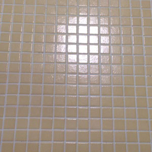 Polished ceramic tile